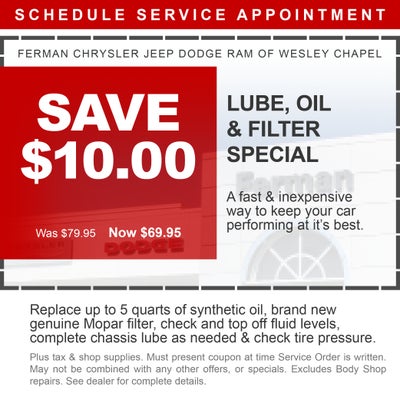 Lube, Oil, & Filter Special