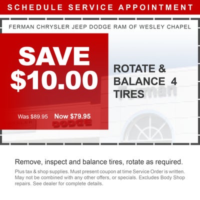 Rotate & Balance 4 Tires