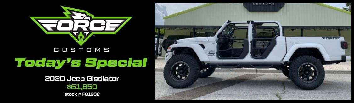 Force Customs Special | 2020 Jeep Gladiator $61,850 | Stock# FC1932